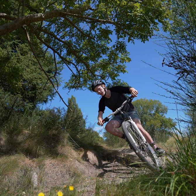 Mountain biking at Centennial Park