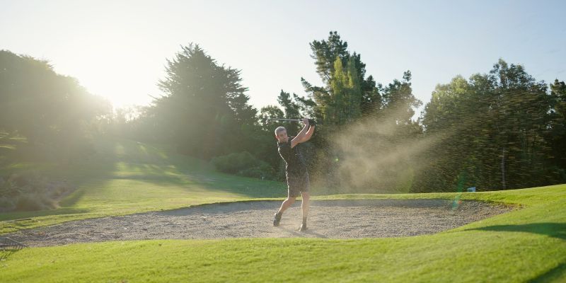 Gleniti golf course, Timaru, New Zealand
