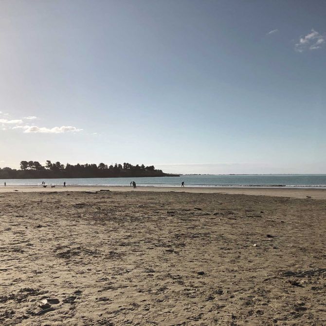 Caroline Bay in winter