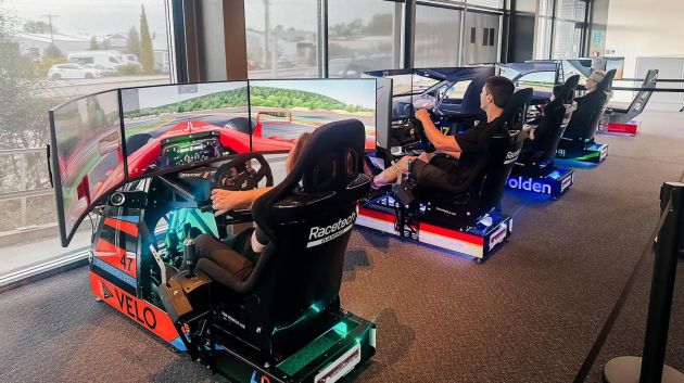 Car simulators at Mundell's Race Centre