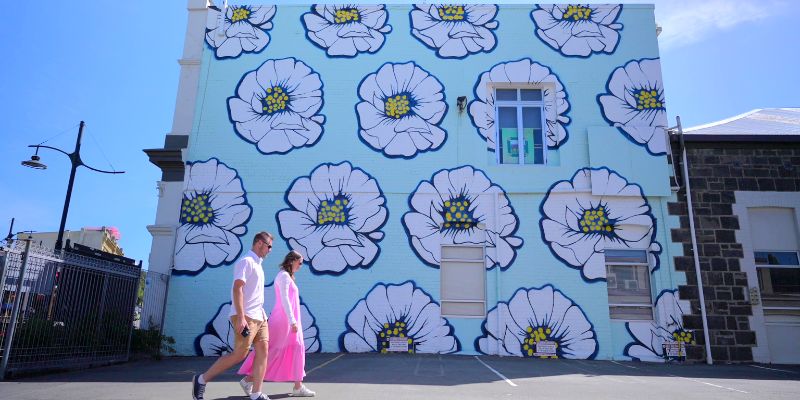 Street art, Timaru, New Zealand