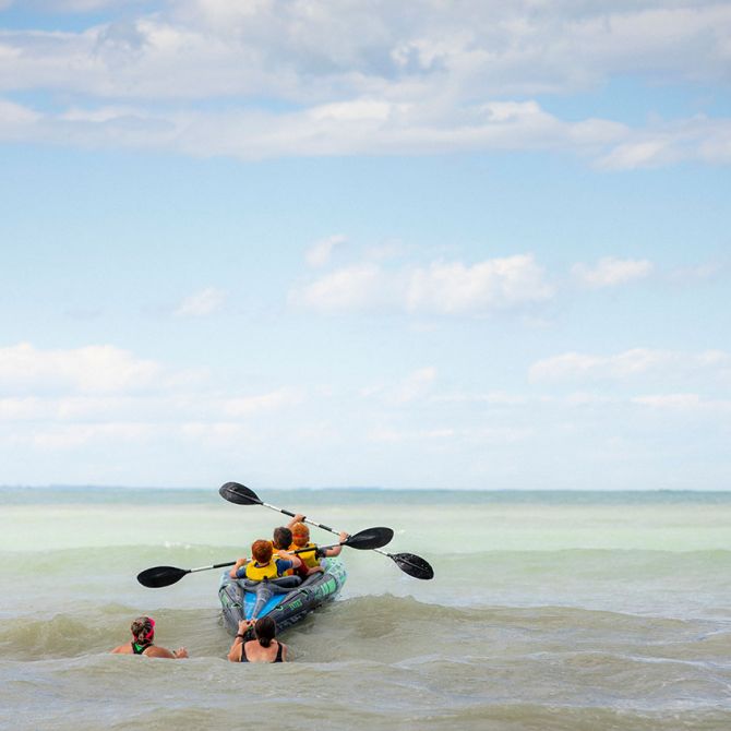 Canoe on Caroline Bay