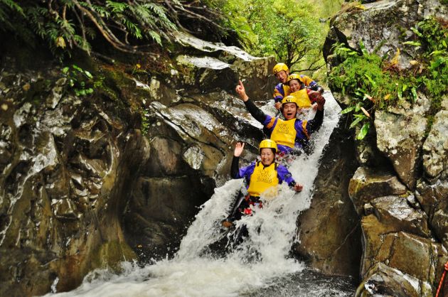 Canyon sliding