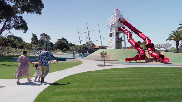 Family at CPlay Playground