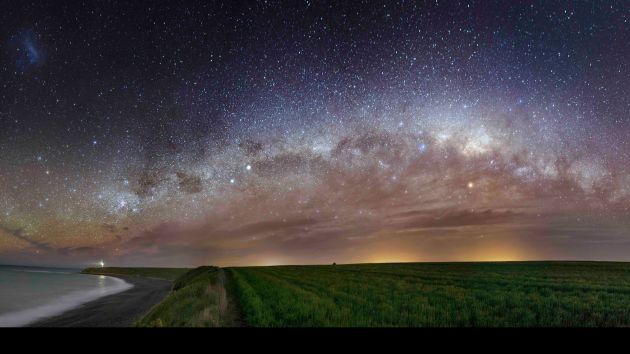 Jack's Point starscape with lighthouse