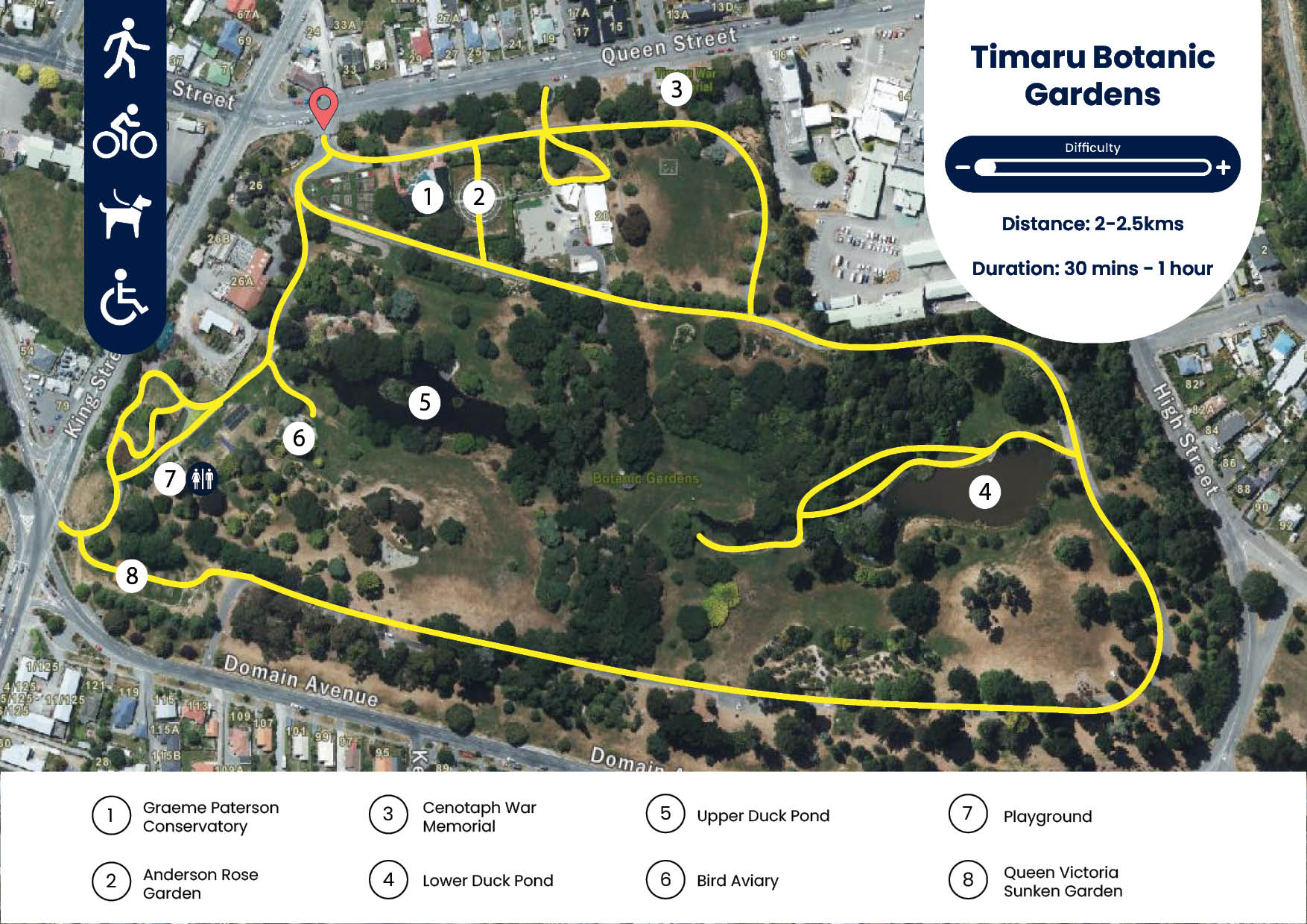 BT Gardens map