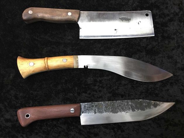 Handmade knives from Geraldine Forge and Blades