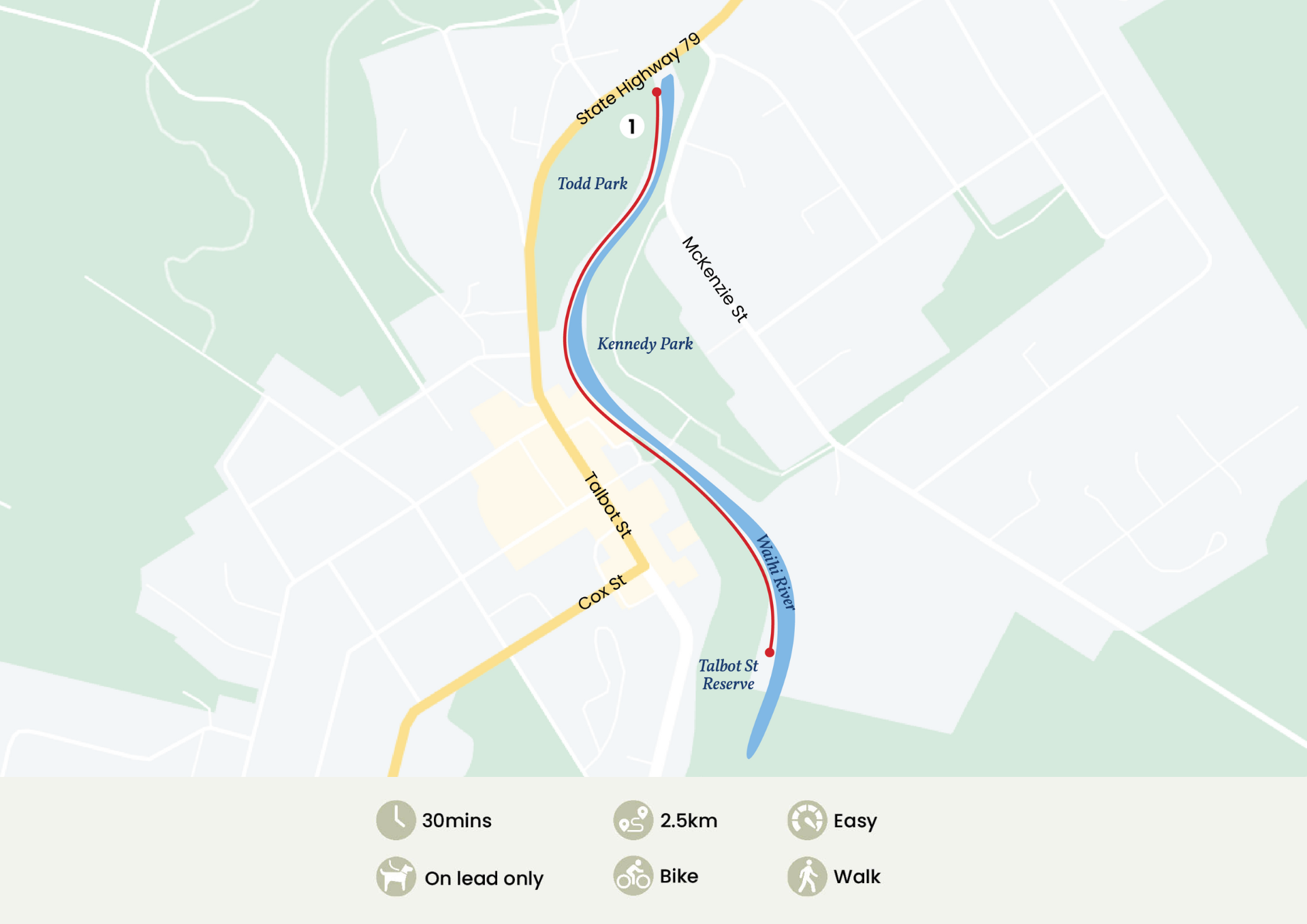 River Walk Map