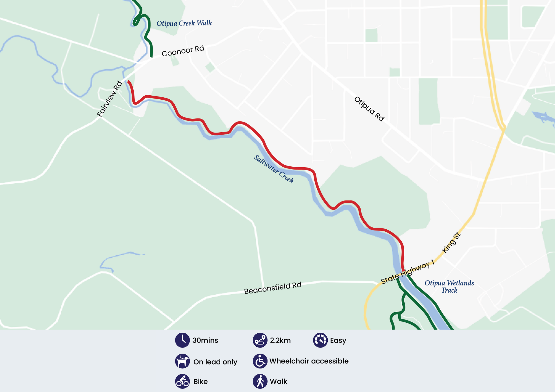 Saltwater Creek Map