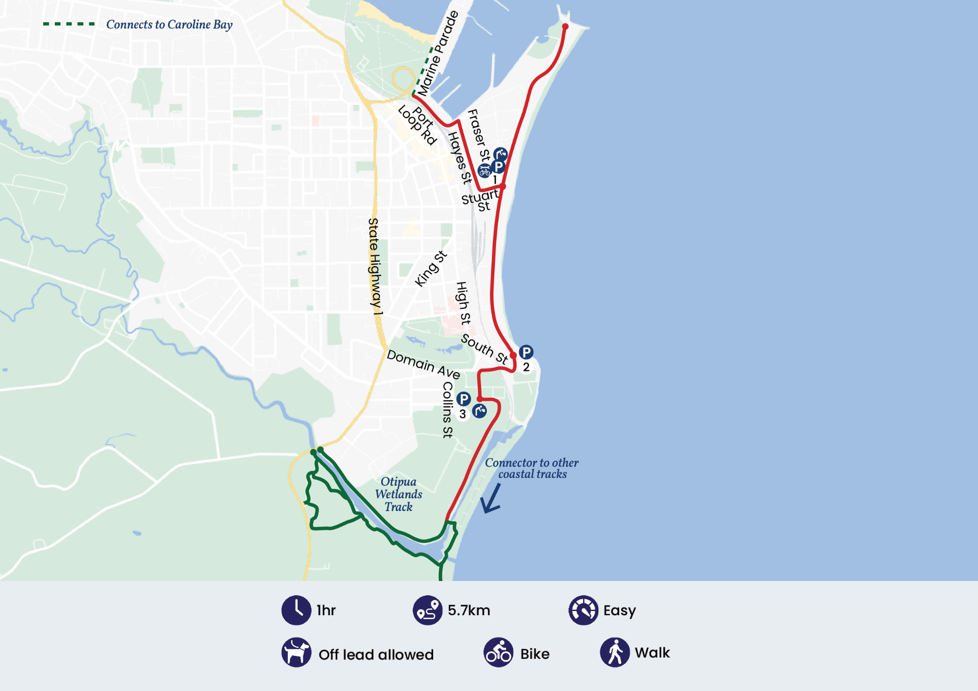 Coastal Track Map