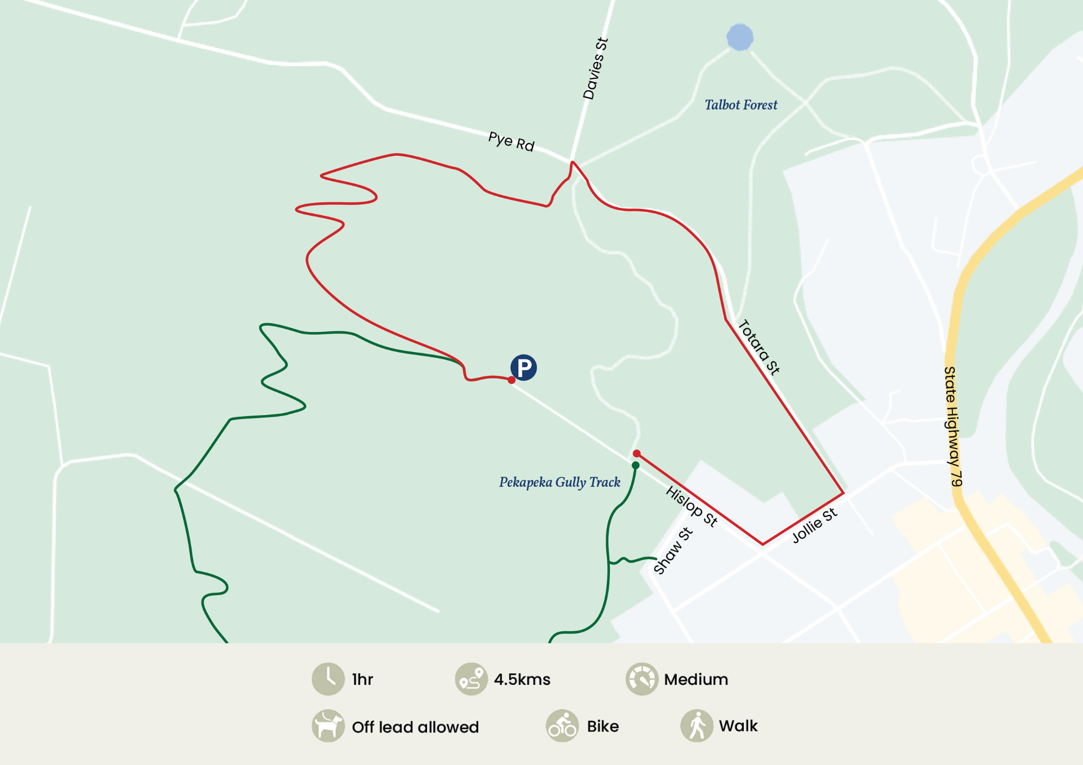 Ribbonwood Map